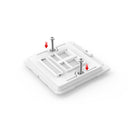 Dual RJ45 Ethernet Wall Plate