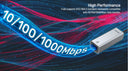 Hybrid USB-C/ USB-A to 2.5G Gigabit Ethernet Adapter