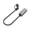 Hybrid USB-C/ USB-A to 2.5G Gigabit Ethernet Adapter