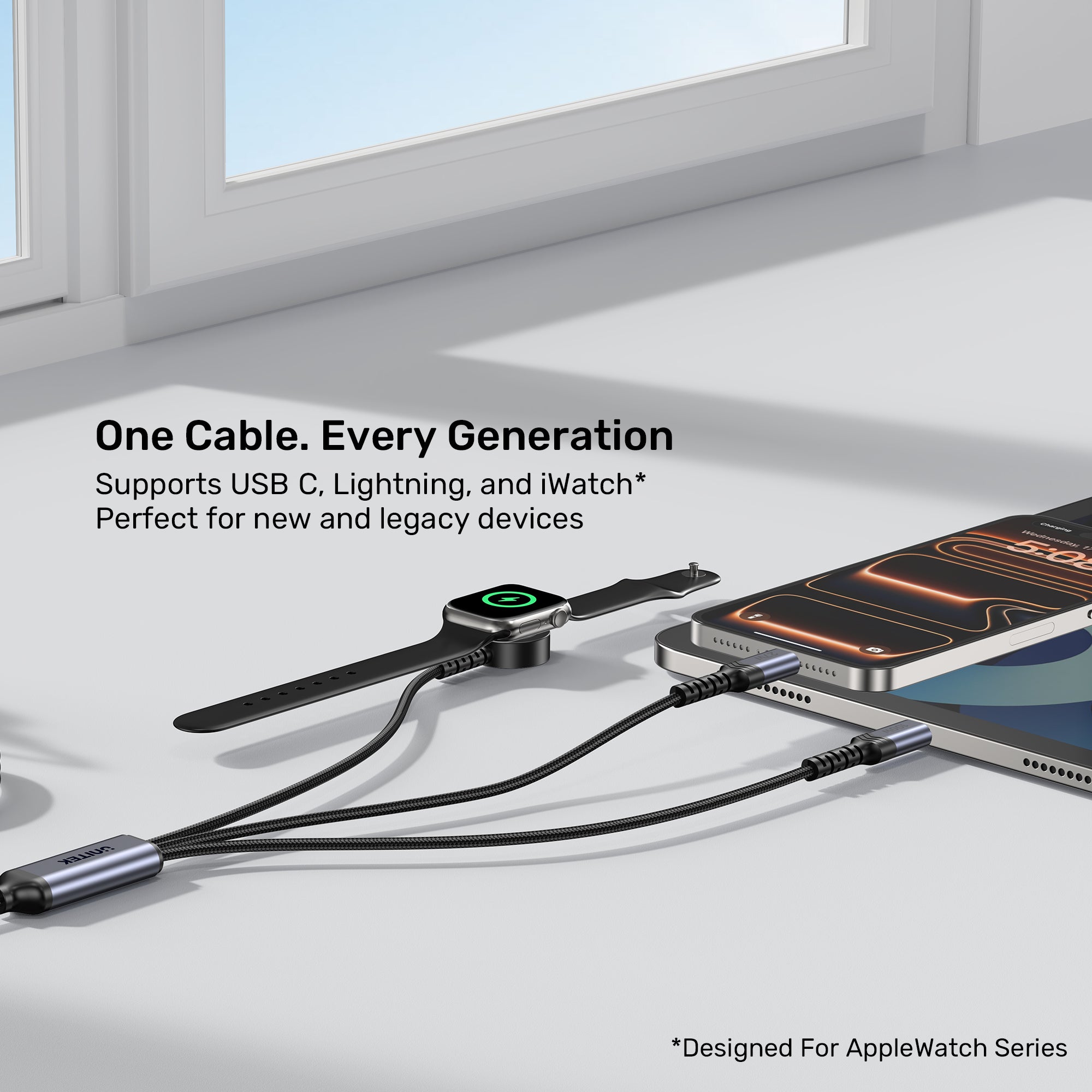 3-in-1 PD 100W Fast Charging Cable