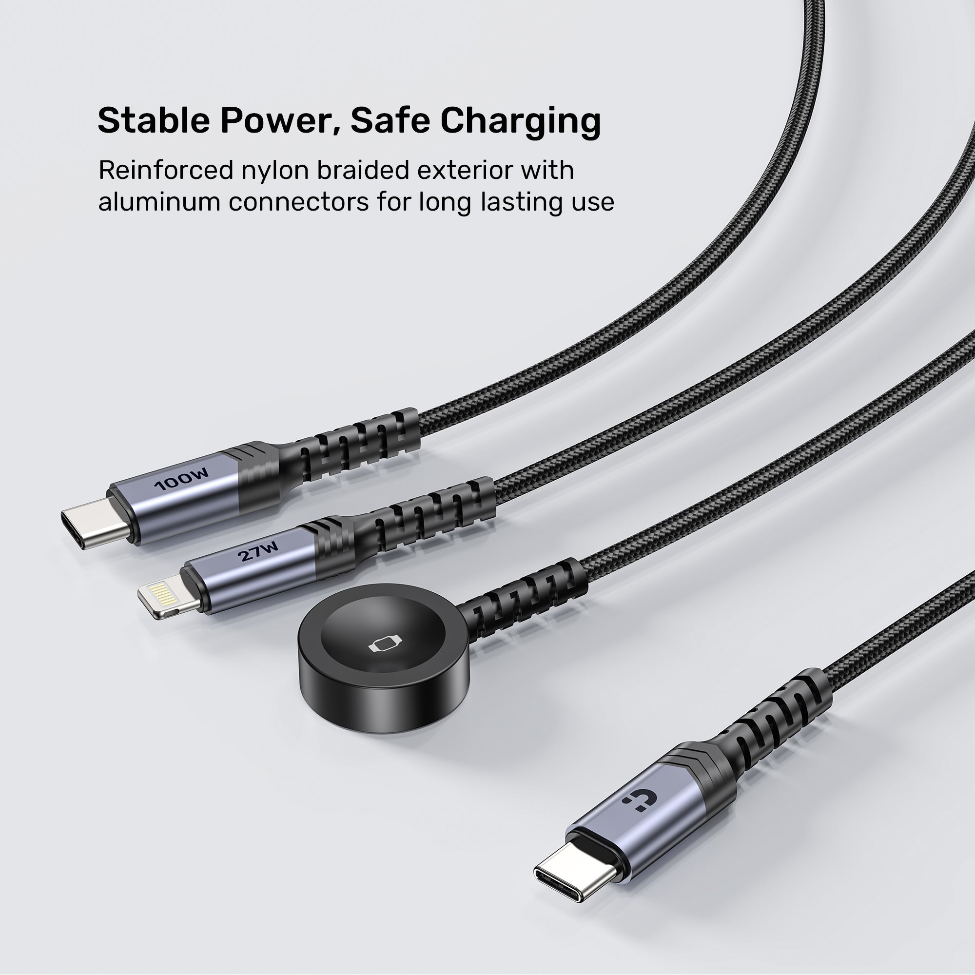 3-in-1 PD 100W Fast Charging Cable
