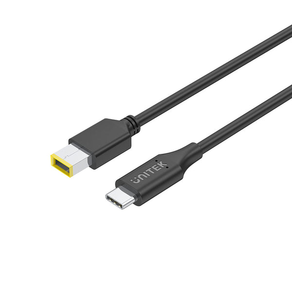 65W USB C to DC Charging Cable Rectangle DC Jack 11.0 x 4.5mm for Lenovo Laptops