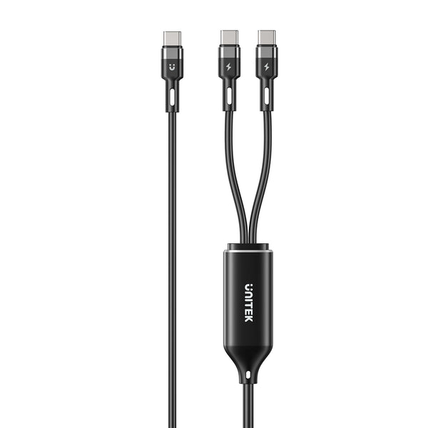 PD100W 2-in-1 USB-C Cable