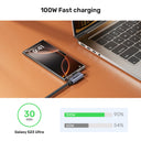 PD 100W USB-C Cable Dual 90 Degree