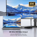 8K Fiber Optic Full-Featured USB-C Cable