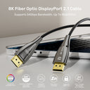 8K Fiber Optic DisplayPort 2.1 Cable
