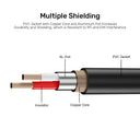 DC3.5mm to RCA*2 Audio Cable