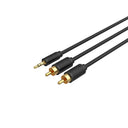 DC3.5mm to RCA*2 Audio Cable
