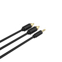 DC3.5mm to RCA*2 Audio Cable