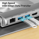 Laptop Stand with Detachable USB-C Hub