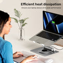 Laptop Stand with Detachable USB-C Hub