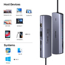 9-in-1 USB-C Hub with Dual Display, Dual Card Reader and 100W PD