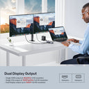 9-in-1 USB-C Hub with Dual Display, Dual Card Reader and 100W PD