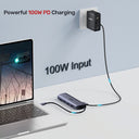 9-in-1 USB-C Hub with Dual Display, Dual Card Reader and 100W PD