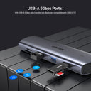 9-in-1 USB-C Hub with Dual Display, Dual Card Reader and 100W PD