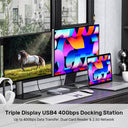 Triple Display USB4 40Gbps Docking Station