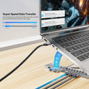 USB-C Foldable Laptop Stand with Docking Station