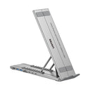 USB-C Foldable Laptop Stand with Docking Station