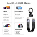 Full-Featured USB4 Keychain Cable with 240W PD