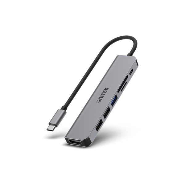 uHUB S7+ 7-in-1 USB-C 5Gbps Hub with 4K HDMI and 100W Power Delivery