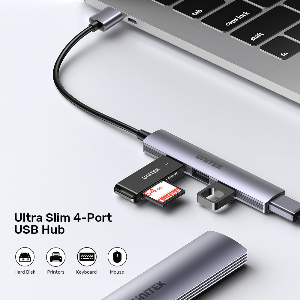 4-in-1 USB-A Hub