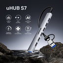 uHUB S7 7-in-1 5Gbps Hub with 7 USB-A Ports