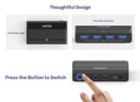 USB 3.0 Switch Selector 2 Computers Share 4 USB 3.0 Ports KVM Switcher