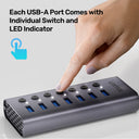 7-in-1 Individual Switches Hub