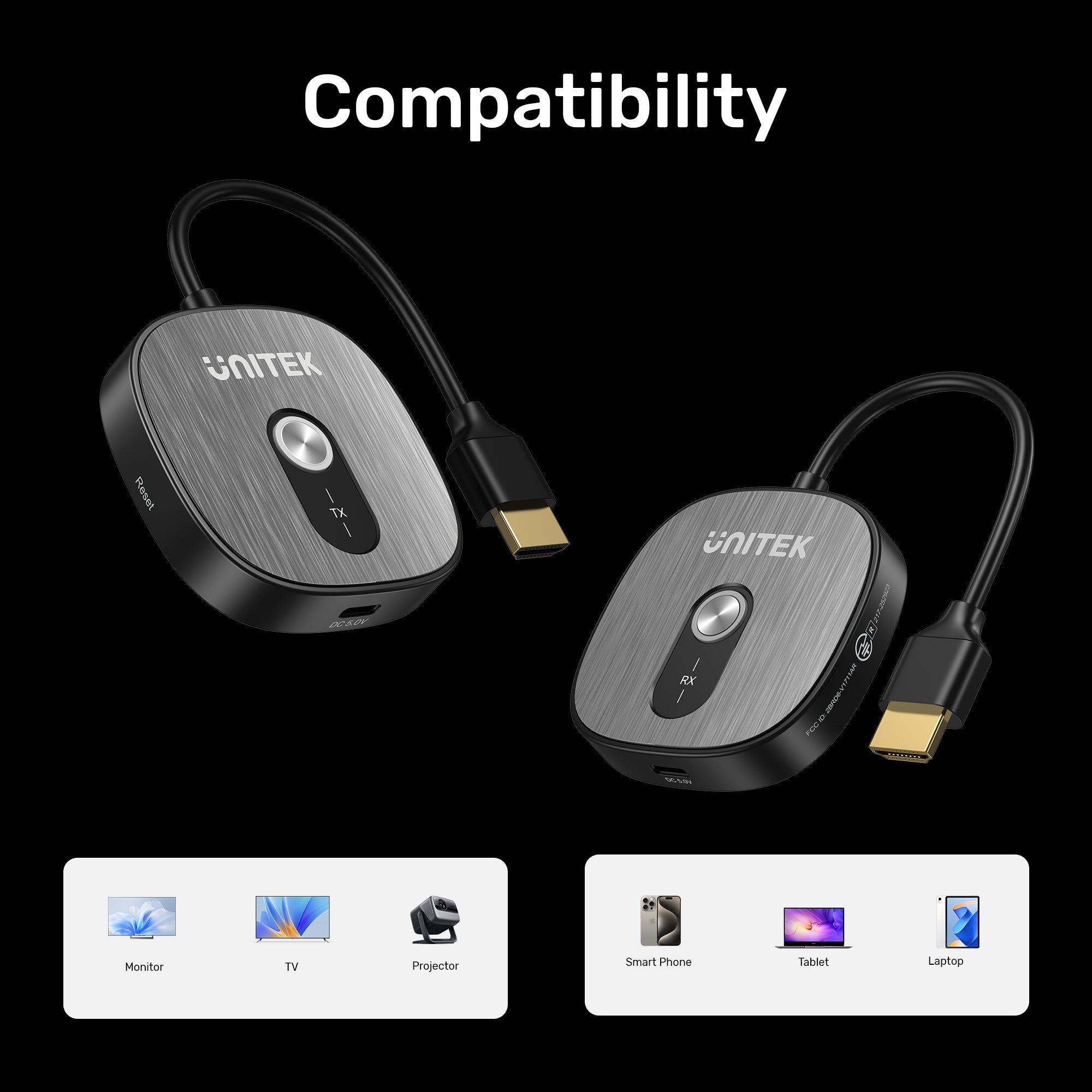4K Wireless HDMI Transmitter and Receiver Kit