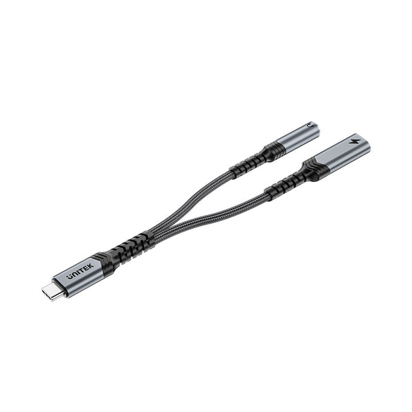 USB-C to 3.5mm Audio and PD Charging Adapter