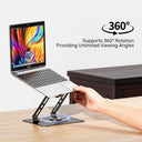 Adjustable Laptop Stand with Detachable Cooling Fan