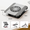 Adjustable Laptop Stand with Detachable Cooling Fan