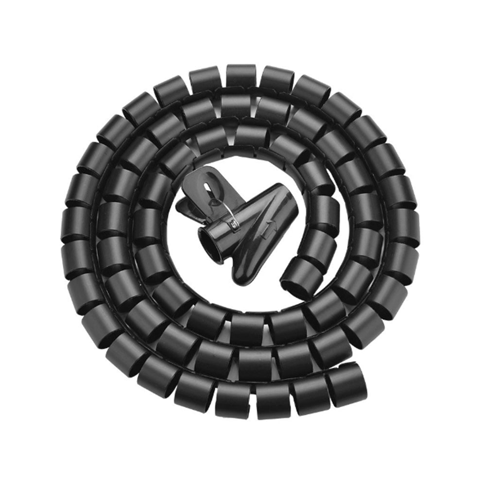 Spiral Cable Wrap (22mm Diameter Spiral Cable Wrap with Clip Zipper)