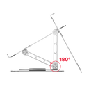 Adjustable Laptop Stand with 360° Rotating Base
