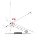 Adjustable Laptop Stand with 360° Rotating Base
