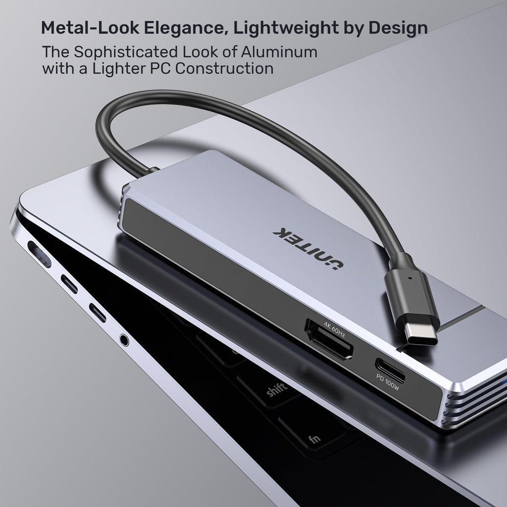 Omni H6+ 6-in-1 USB-C Hub with PD 100W
