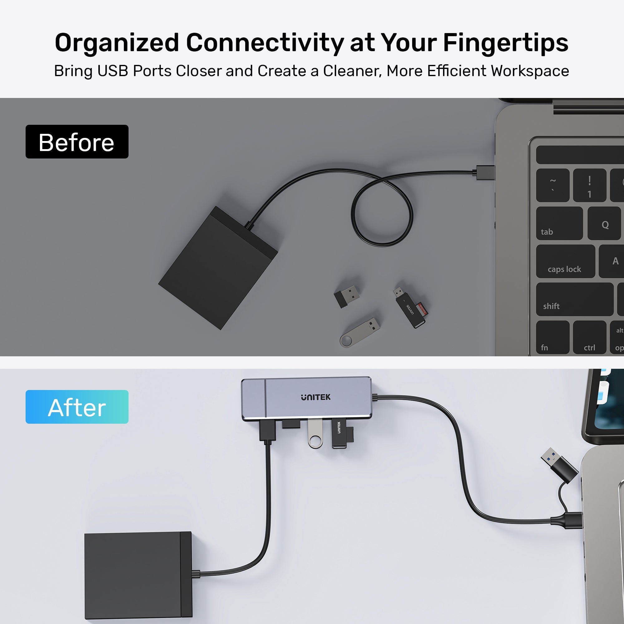 Omni Q4 4-in-1 USB Hub
