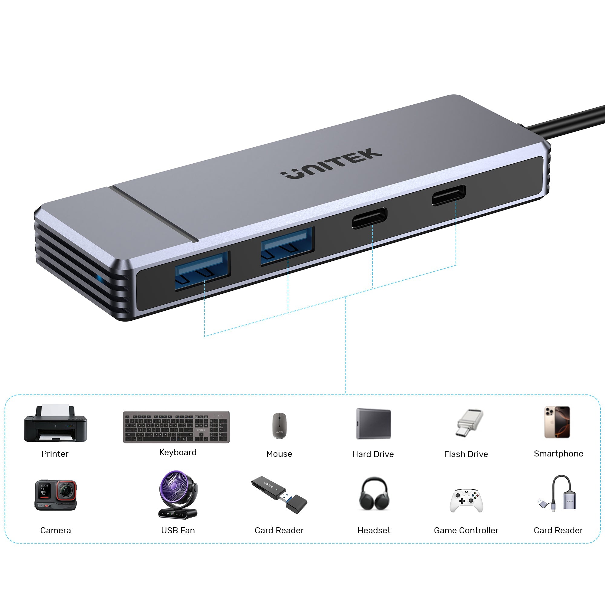 Omni Q4 Next 4-in-1 USB Hub