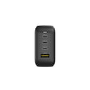 TRAVEL QUAD GaN 4 Ports 100W Charger with USB PD and QC 3.0 in Black (Travel Charger)
