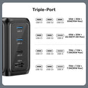 Rexo 100W 4-Port GaN Charger with Smart Display