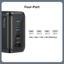 Rexo 140W 4-Port GaN Charger with Smart Display