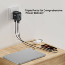 Rexo 140W 4-Port GaN Charger with Smart Display