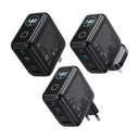 Rexo 140W 4-Port GaN Charger with Smart Display