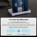 USB4 4-Bay M.2 SSD Docking Station
