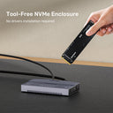 USB4 4-Bay M.2 SSD Docking Station