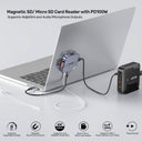 Magnetic SD/ Micro SD Card Reader with PD100W
