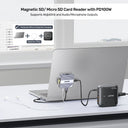Magnetic SD/ Micro SD Card Reader with PD100W