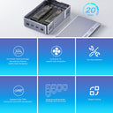 SolidForce 20Gbps Dual Bay RAID M.2 SSD Enclosure