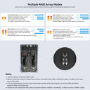 SolidForce 20Gbps Dual Bay RAID M.2 SSD Enclosure