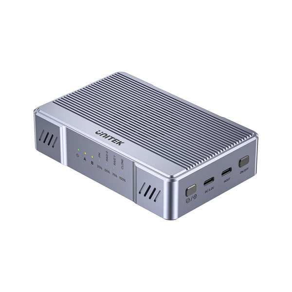 SolidForce 20Gbps Dual Bay RAID M.2 SSD Enclosure